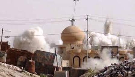 تخریب 104 مسجد از سال 2014 میلادی تاکنون در موصل