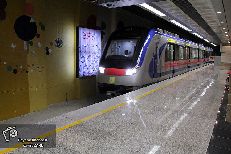 اتمام عملیات ریل گذاری خط دو مترو شیراز از ایستگاه قهرمانان تا استقلال
