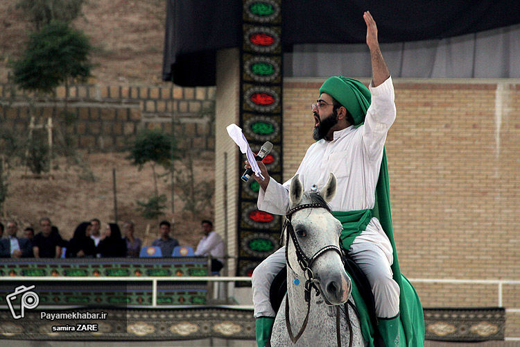 گزارش تصویری/ اجرای تعزیه شهادت حضرت علی اکبر (ع) در شیراز