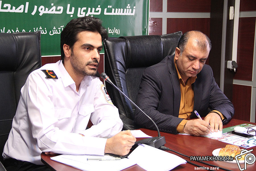 گزارش تصویری| نشست خبری مدیر عامل آتش نشانی شیراز و معاون اجرایی شهرداری شیراز