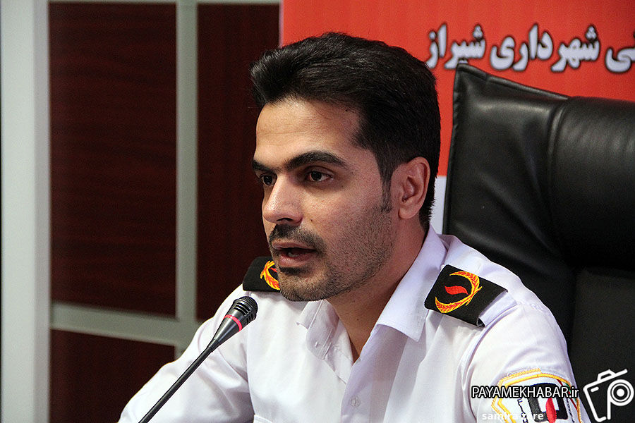 رییس سازمان آتش‌نشانی شیراز: