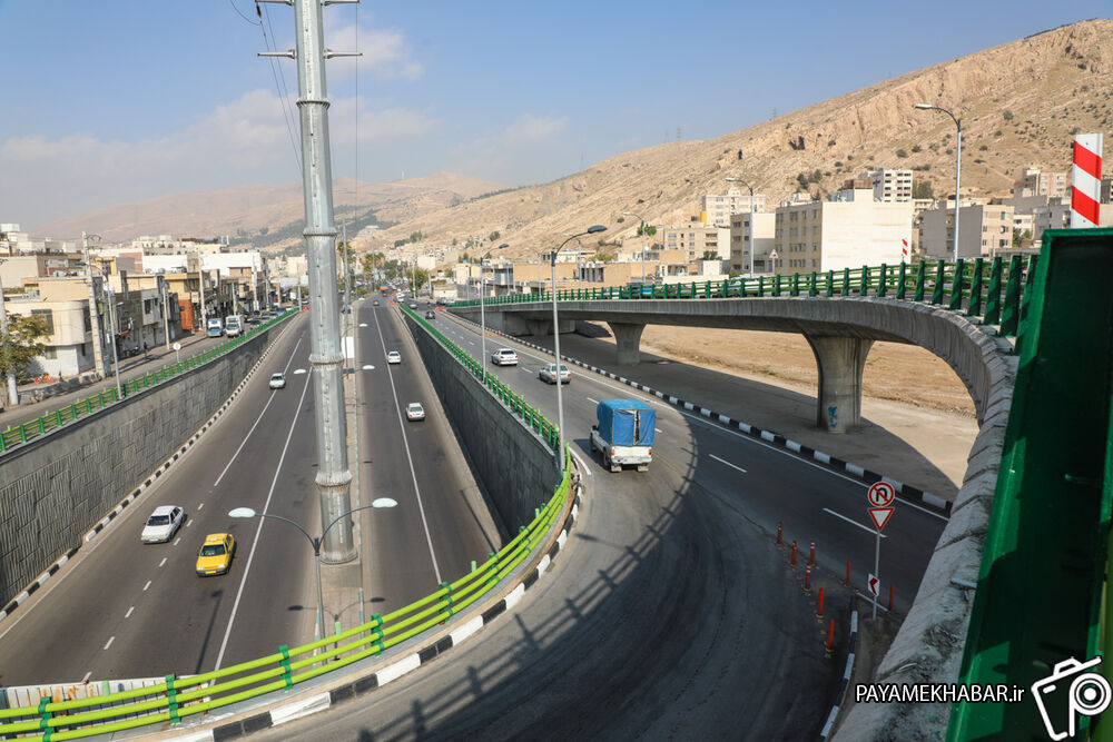 پل چپگرد دلگشا در شیراز افتتاح شد