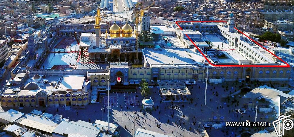  ساخت صحن امام محمد باقر (ع) در کاظمین توسط مردم شیراز