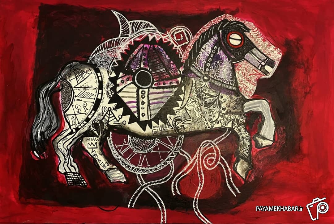 نمایش آثار نقاشی «سواران را چه شد؟» در نگارخانه سروناز شیراز