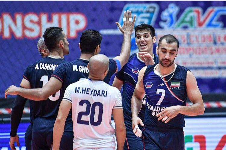 والیبالیست های ایران بر بام جام باشگاه های آسیا