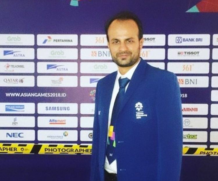 حضور داور شیرازی در مسابقات اسکواش قطر جونیور