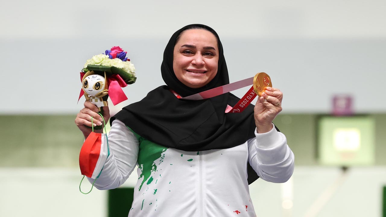 بانوی شیرازی در میان آفرینندگان لحظه های برتر مسابقات تیراندازی پارالمپیک توکیو
