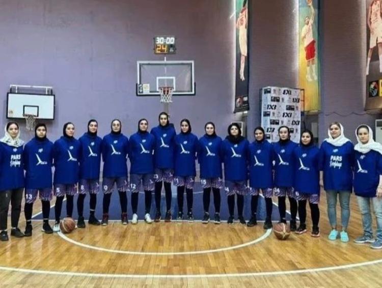 پیروزی دختران بسکتبالیست پارس ایر در لیگ دسته دوم بسکتبال