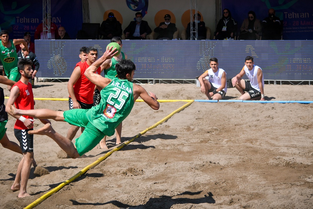 سومین برد هندبالیست های ایران در مسابقات ساحلی نوجوانان آسیا
