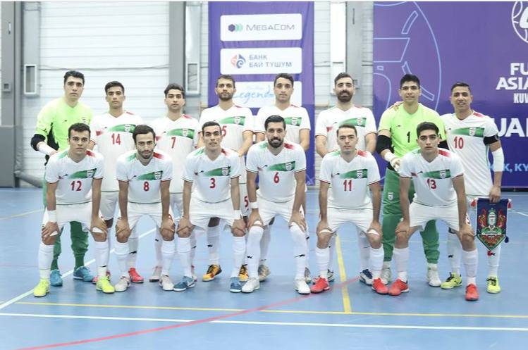 صعود مقتدرانه ایران به جام ملت های فوتسال آسیا با برتری پرگل مقابل قرقیزستان