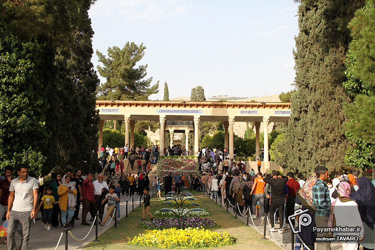 روز طبیعت 419 هزار نفر از حافظیه بازدید کردند