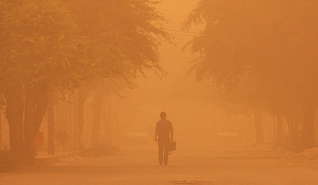 میزان غلظت گرد و غبار در اهواز به 33 برابر حد مجاز رسید