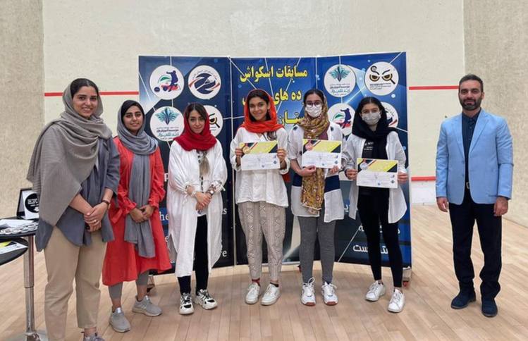 نتایج مسابقات اسکواش رده های سنی دختران فارس
