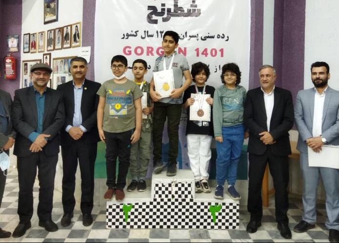 عنوان سوم شطرنج باز فارس در مسابقات کشوری