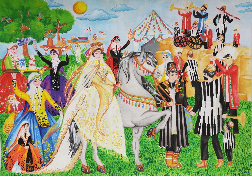 درخشش کودکان استان فارس در نمایشگاه نقاشی کاناگاوا