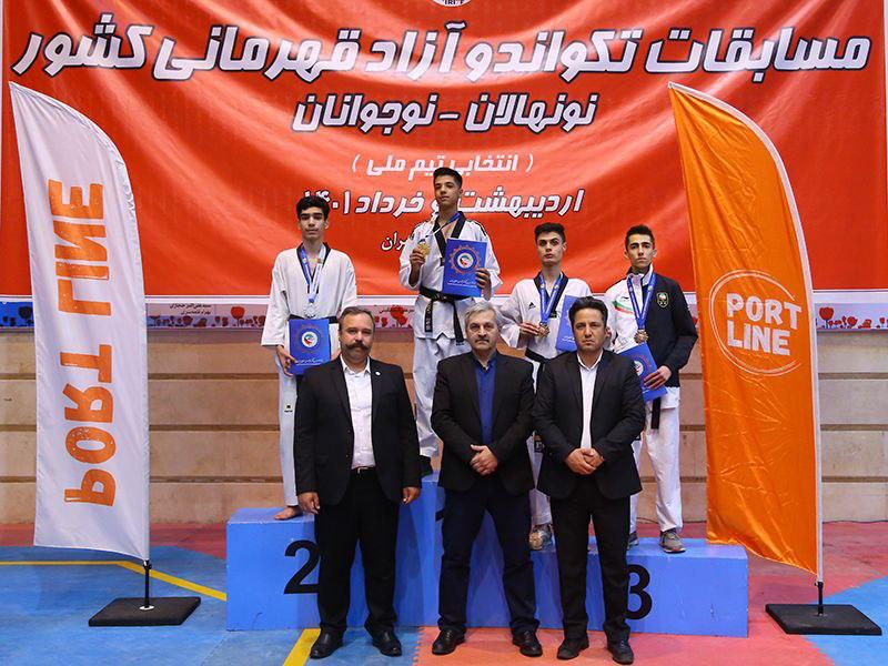 قهرمانی تکواندوکار فارس در رقابت های نوجوانان کشور 