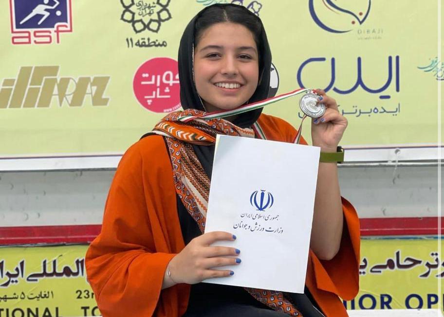 نائب قهرمانی اسکواش باز فارس در مسابقات ایران جونیور