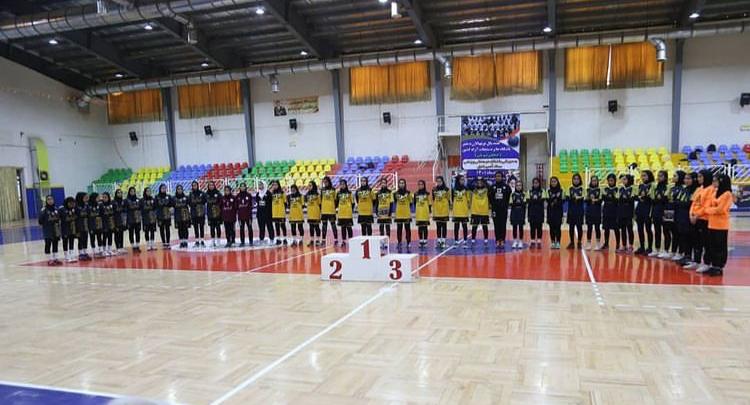 نائب قهرمانی نماینده فارس در مسابقات هندبال نونهالان دختر ایران