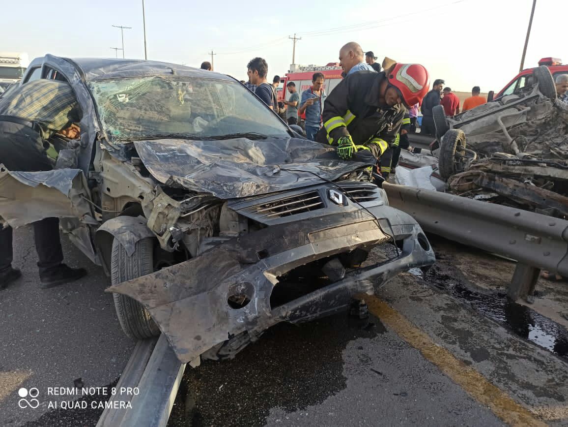 عدم توجه به جلو؛ علت 42 درصد از تصادفات رانندگی در فارس