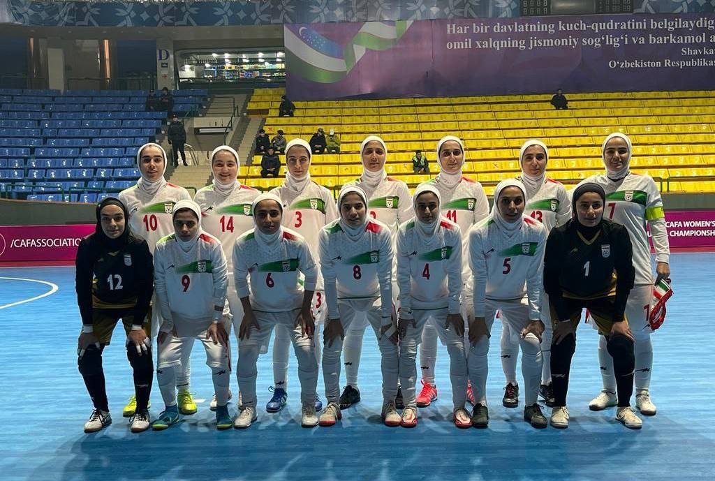 ایران قهرمان فوتسال بانوان 2023 آسیای میانه  کافا