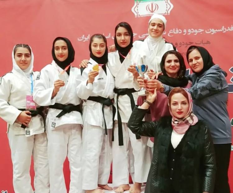 عنوان سوم دختران جودوکار فارس در مسابقات کشوری