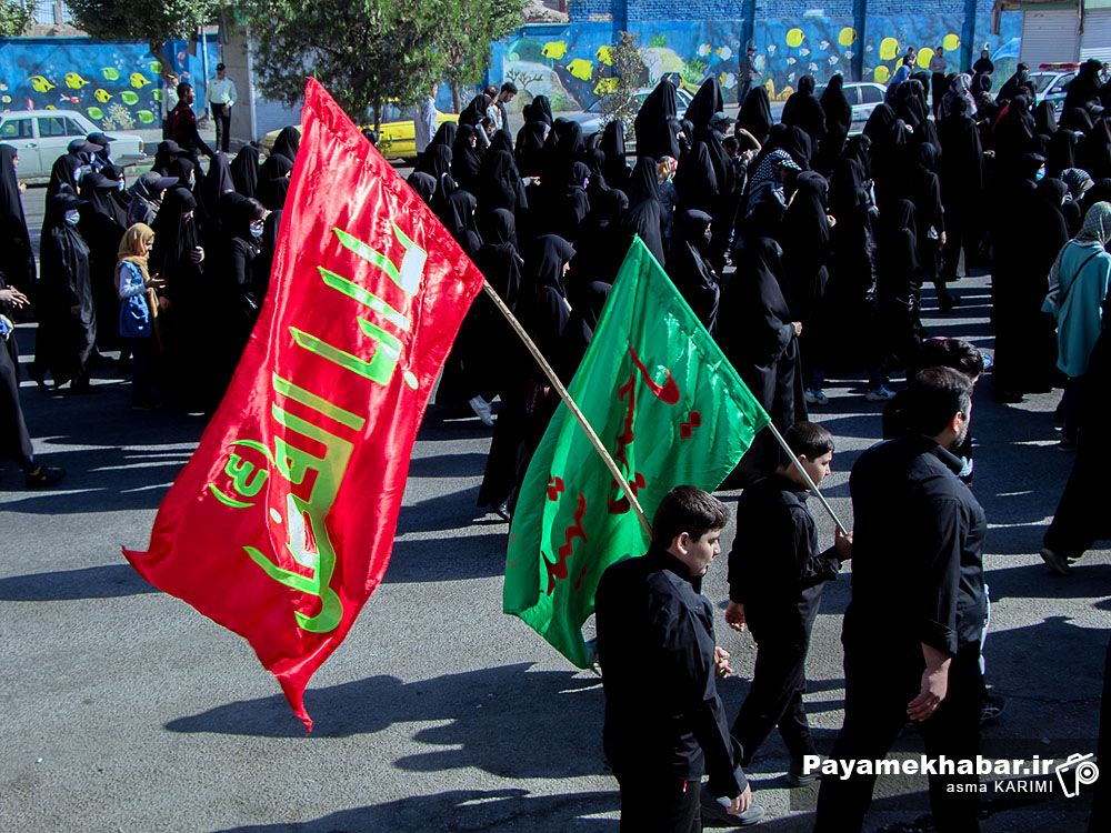 گزارش تصویری| راهپیمایی اربعین در کرمانشاه