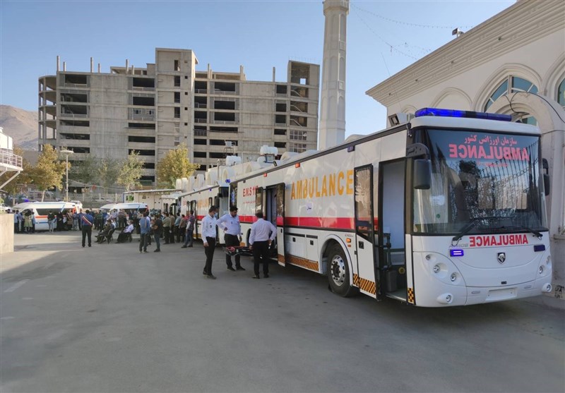 بهره برداری از 6 دستگاه اتوبوس آمبولانس و آمبولانس بیمارستانی در فارس