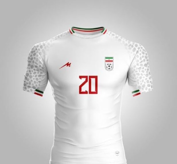 رونمایی از پیراهن یوزهای ایرانی برای جام جهانی فوتبال
