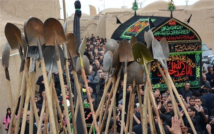 آئین های محلی - عزاداری امام حسین (ع) - آیین بیل زنی در در شهرستان خوسف خراسان جنوبی