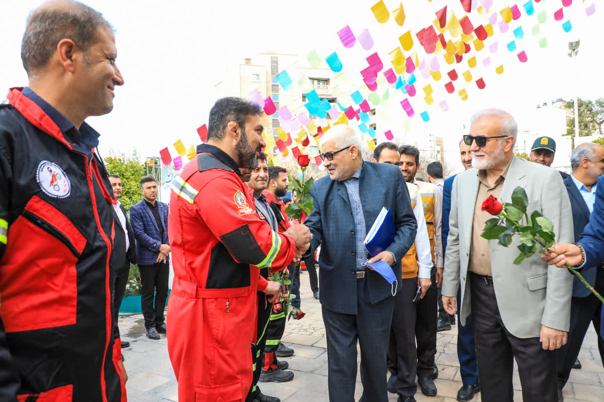 افتتاح ستاد مرکزی خدمات نوروزی شهرداری شیراز