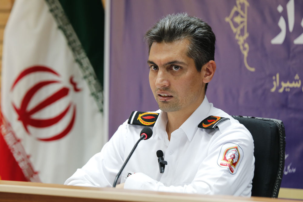 حضور میدانی آتش‌نشانی شیراز در مرز شلمچه برای تامین ایمنی زائران اربعین