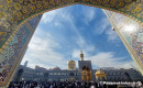 چهارشنبه های امام رضایی| ایوان‌های حرم مطهر رضوی سیاه‌پوش دهه آخر صفر