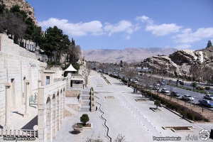افتتاح پروژه آبخیزداری و کنترل سیلاب دروازه قرآن شیراز