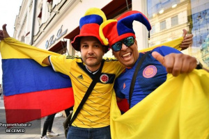 گزارش تصویری/ بازی ژاپن - کلمبیا - جام جهانی ۲۰۱۸