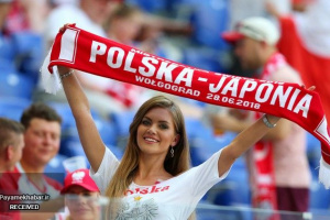گزارش تصویری/ بازی لهستان - ژاپن - جام جهانی ۲۰۱۸