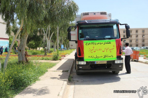 ارسال کمک‌ های مردمی پایگاه هوایی «شهید دوران» شیراز به مناطق سیل زده خوزستان