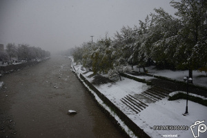 گزارش تصویری| بارش برف در ارومیه