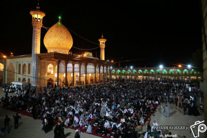 گزارش تصویری| احیا شب ۱۹ ماه مبارک رمضان در حرم حضرت شاهچراغ (ع)