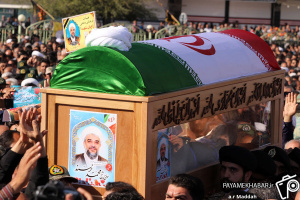 گزارش تصویری| تشییع امام جمعه شهید کازرون