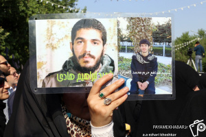 گزارش تصویری| مراسم تشییع ۱۵۰ شهید گمنام دفاع مقدس از دانشگاه تهران