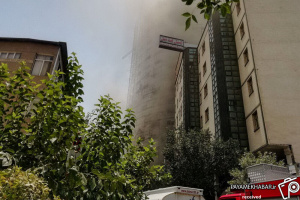 بتن ساختمان هتل آسمان آسیب دیده است/ احتمال تخریب هتل