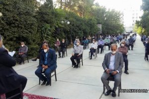 برگزاری مراسم پر فیض زیارت عاشورا و تجمع اعتراضی به هتک حرمت پیامبراکرم (ص) در مخابرات منطقه فارس