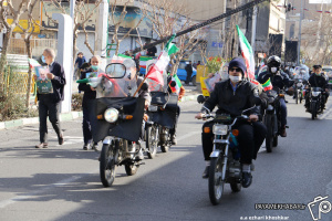 گزارش تصویری| راهپیمایی خودرویی و موتوری ۲۲ بهمن ۹۹ در تهران