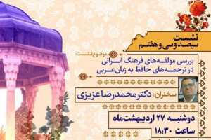 بررسی مؤلفه‌های فرهنگ ایرانی در ترجمه‌های حافظ به زبان عربی
