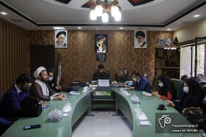 گزارش تصویری| نشست خبری فرمانده سپاه ناحیه ثارالله (ع) شیراز