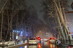 گزارش تصویری| اولین برف تهران زمستان ۱۴۰۰‎‎