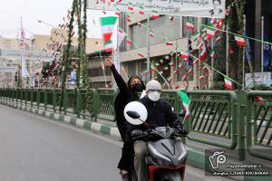 گزارش تصویری| راهپیمایی موتوری 22 بهمن در تهران