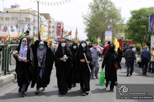 گزارش تصویری| راهپیمایی روز قدس در تهران