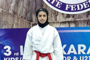 نائب قهرمانی کاراته کا فارس در لیگ کاراته وان دختران ایران
