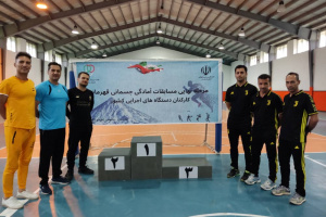 کسب رتبه برتر مسابقات آمادگی جسمانی کشور توسط تیم منتخب کارمندان دولت فارس